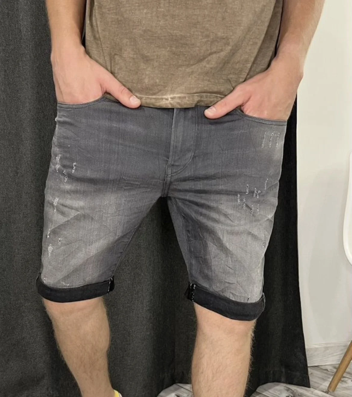 Шорты (W32) G-Star Raw 3301 Slim 1/2 (Индия) - миниатюра 2