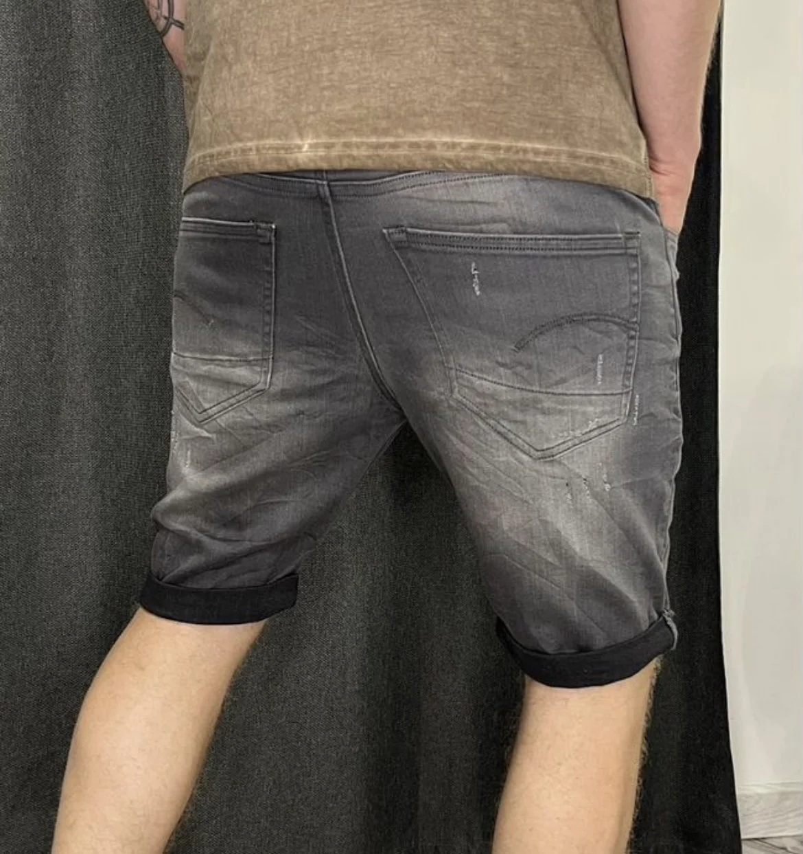 Шорты (W32) G-Star Raw 3301 Slim 1/2 (Индия) - миниатюра 4