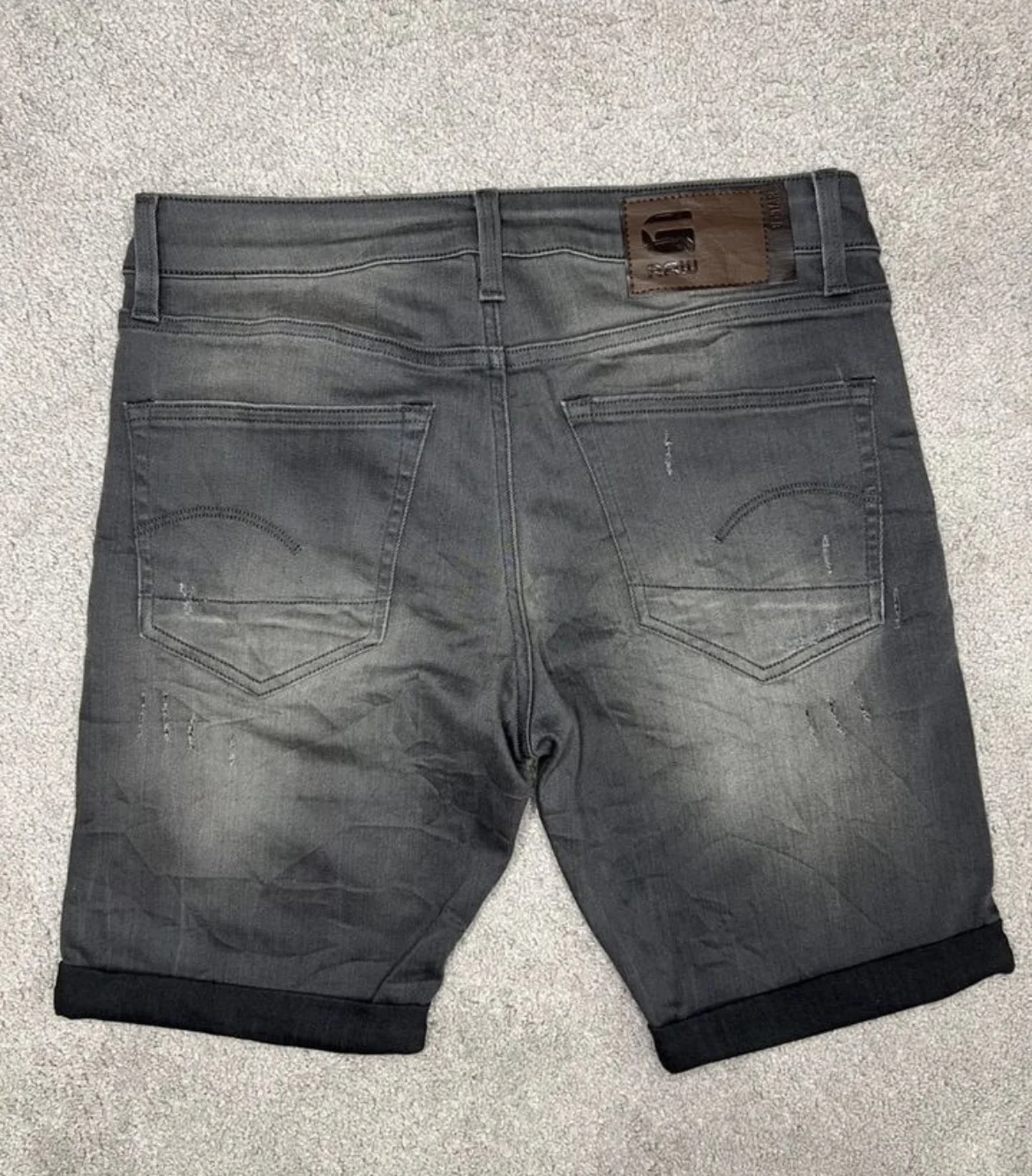 Шорты (W32) G-Star Raw 3301 Slim 1/2 (Индия) - миниатюра 9