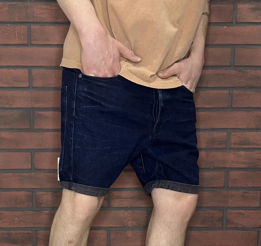 Джинсовые шорты (W32) G-Star Raw A Crotch 1/2 - миниатюра 2