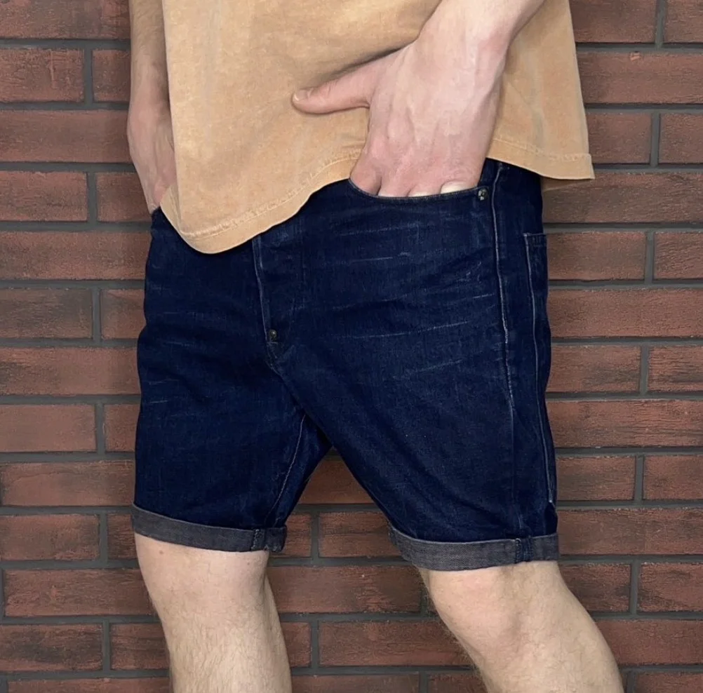 Джинсовые шорты (W32) G-Star Raw A Crotch 1/2 - миниатюра 3