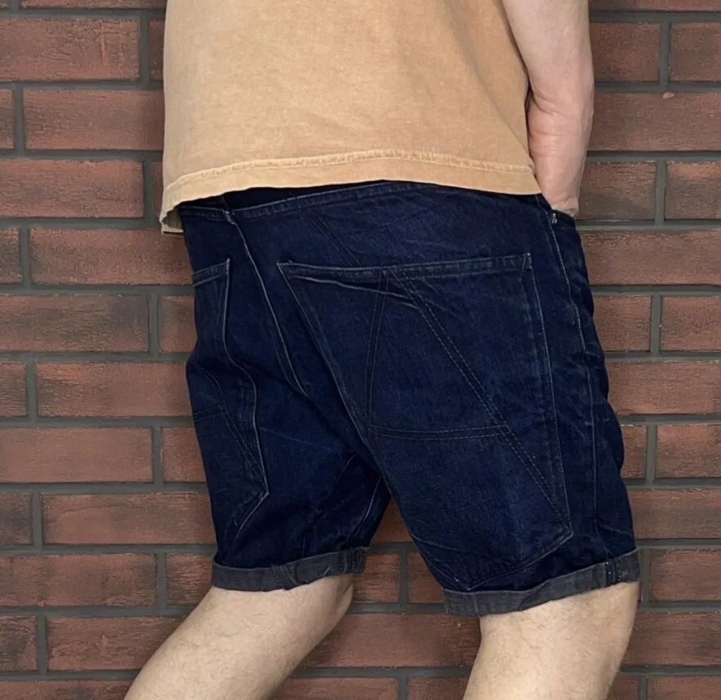 Джинсовые шорты (W32) G-Star Raw A Crotch 1/2 - миниатюра 4