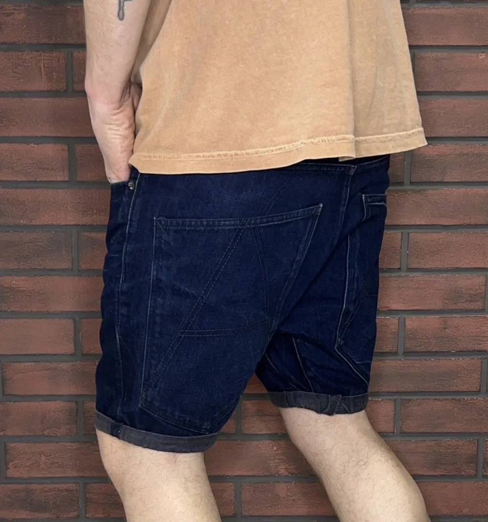 Джинсовые шорты (W32) G-Star Raw A Crotch 1/2 - миниатюра 5