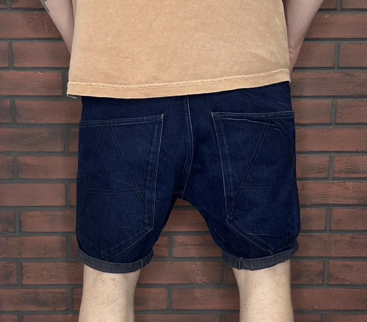 Джинсовые шорты (W32) G-Star Raw A Crotch 1/2 - миниатюра 6