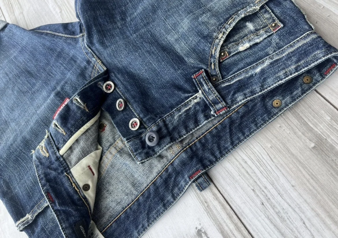 Джинсовые шорты (W33) Dsquared2 (Италия) - миниатюра 8