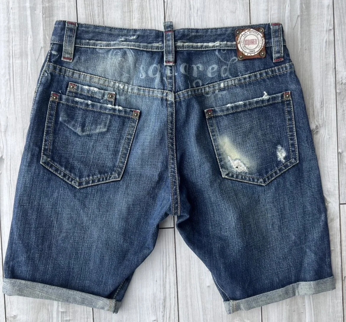 Джинсовые шорты (W33) Dsquared2 (Италия) - миниатюра 9
