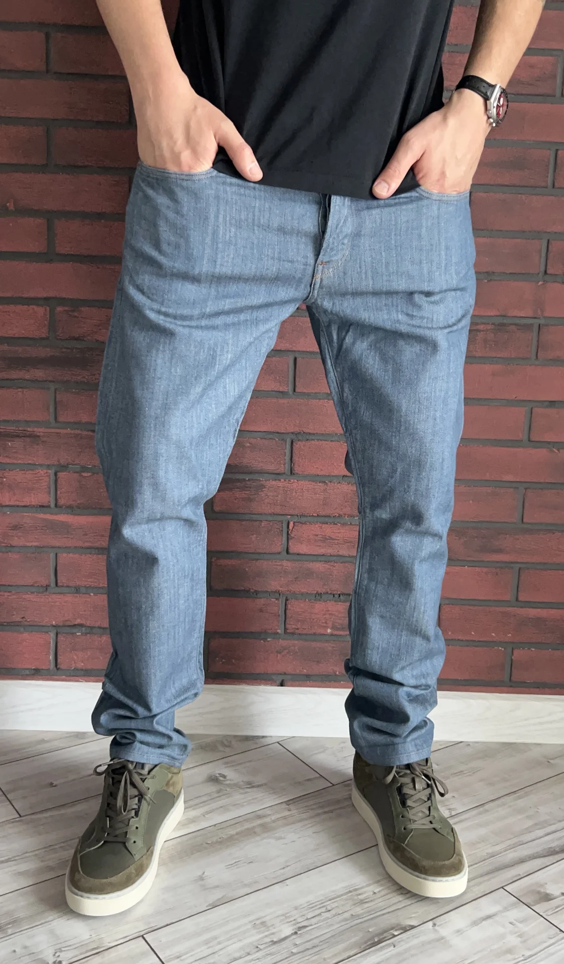 Джинсы (W34/L32) G-Star Raw 3301 Tapered RL(Индия) - изображение 1