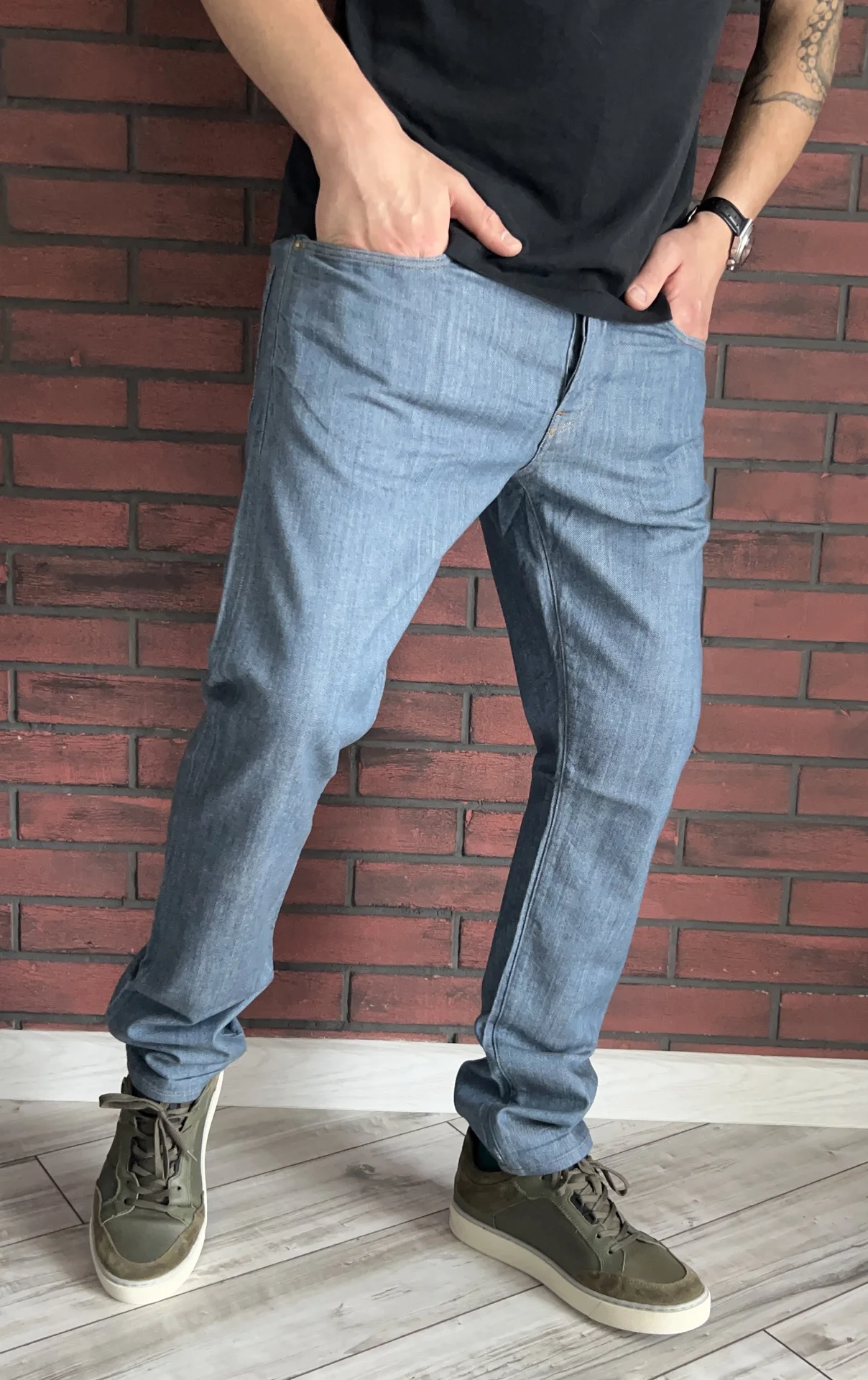 Джинсы (W34/L32) G-Star Raw 3301 Tapered RL(Индия) - миниатюра 2