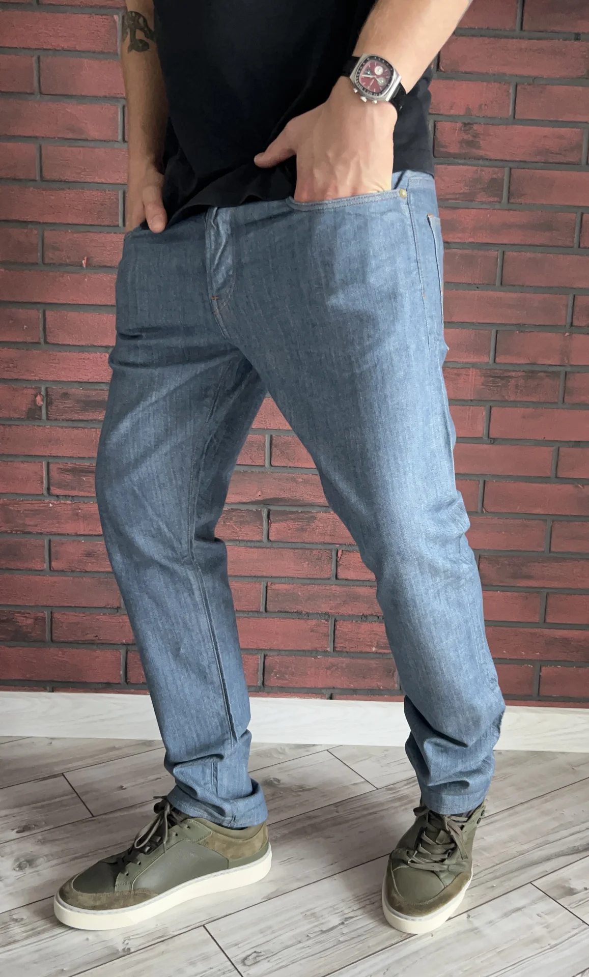 Джинсы (W34/L32) G-Star Raw 3301 Tapered RL(Индия) - миниатюра 3