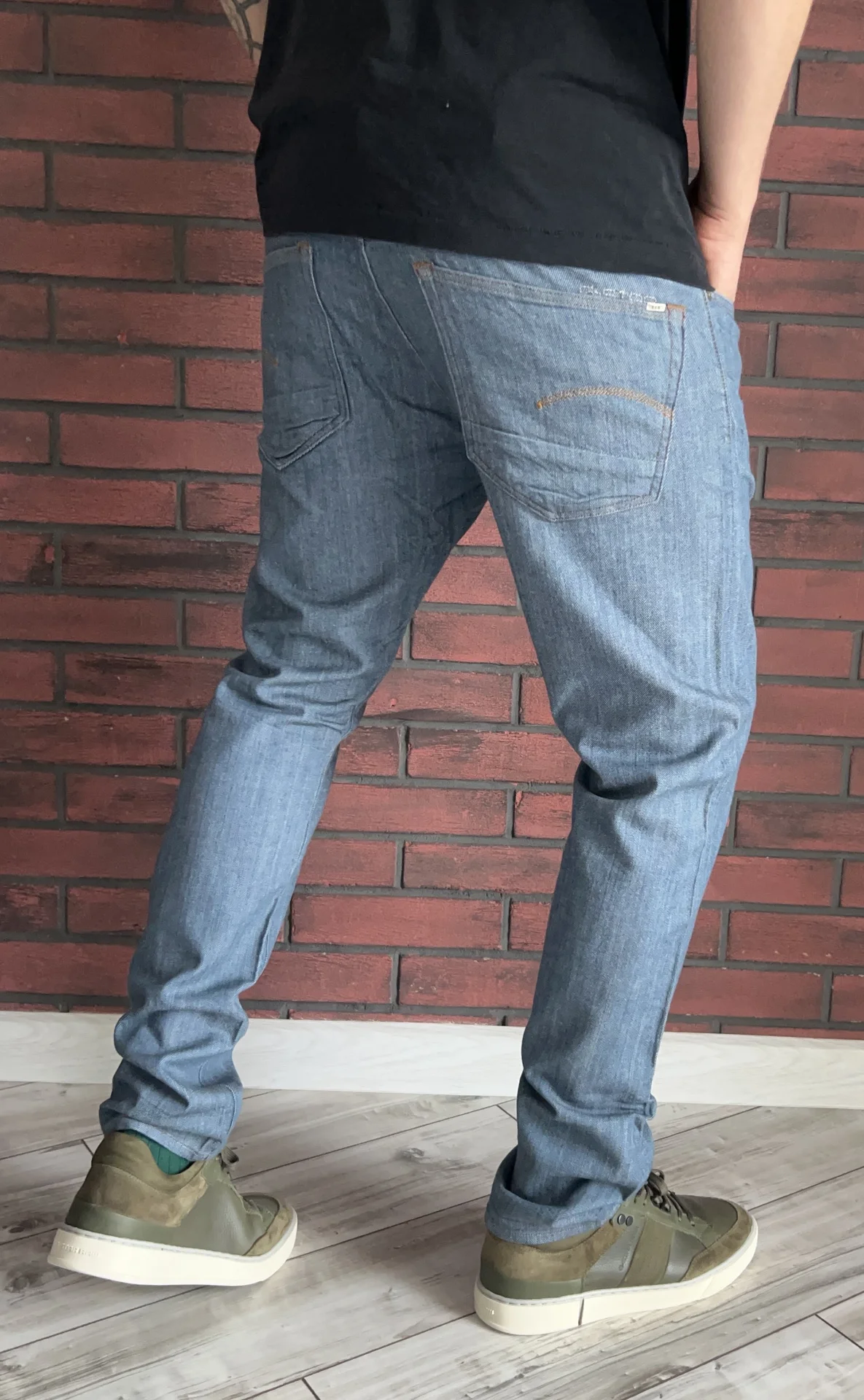 Джинсы (W34/L32) G-Star Raw 3301 Tapered RL(Индия) - миниатюра 5