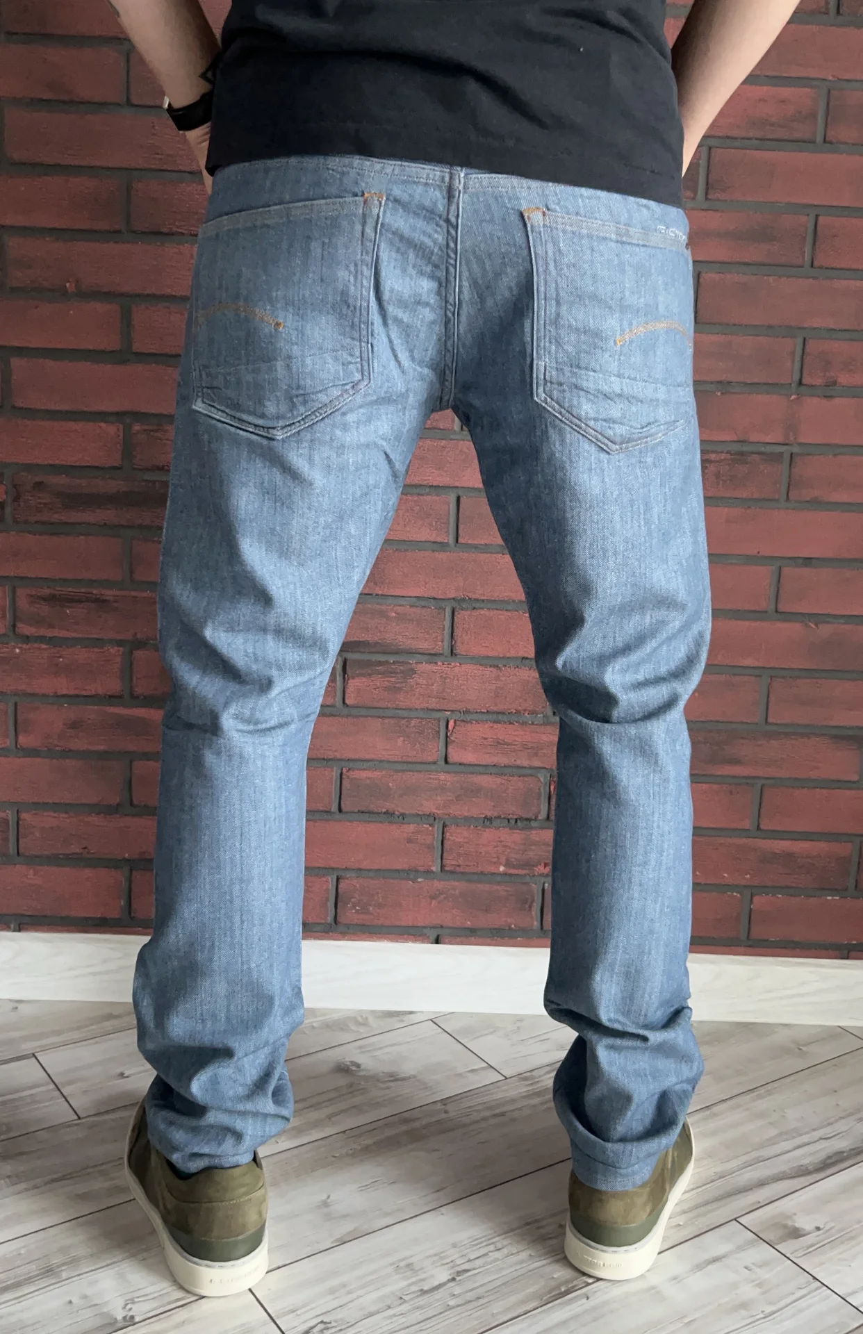 Джинсы (W34/L32) G-Star Raw 3301 Tapered RL(Индия) - миниатюра 6