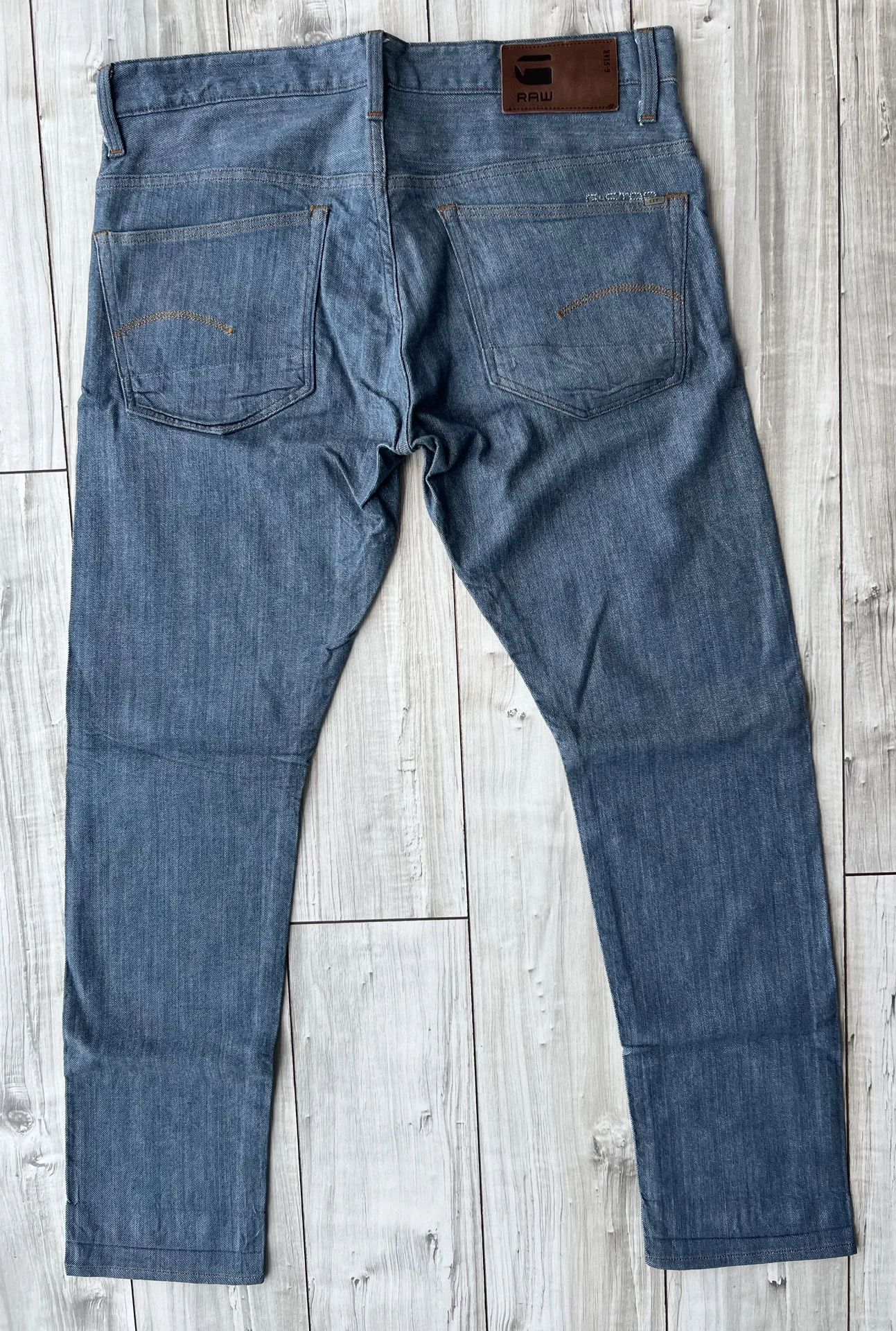 Джинсы (W34/L32) G-Star Raw 3301 Tapered RL(Индия) - миниатюра 9