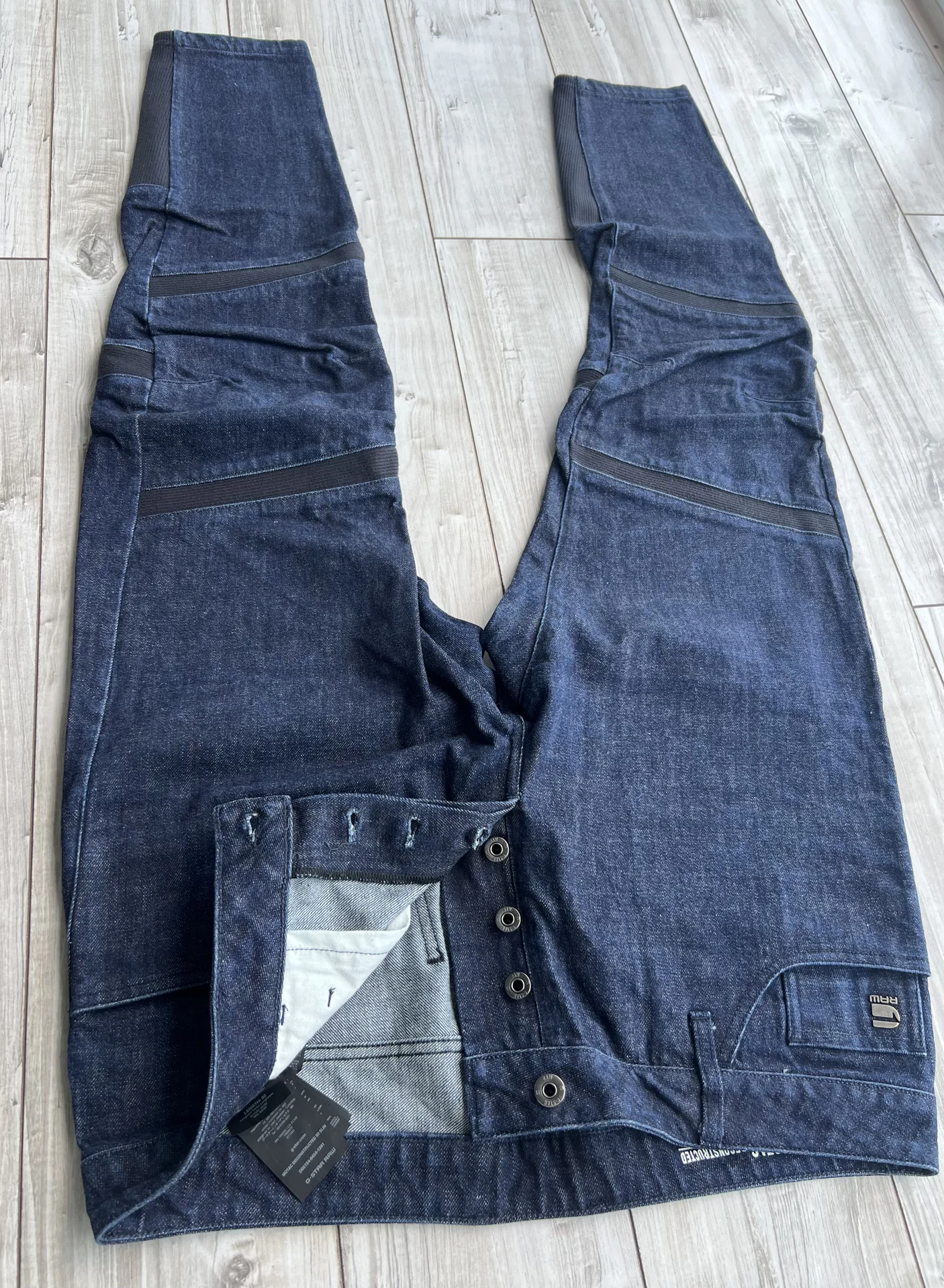 Джинсы (W36/32) G-Star Motac Deconstructed 3D Slim - миниатюра 8