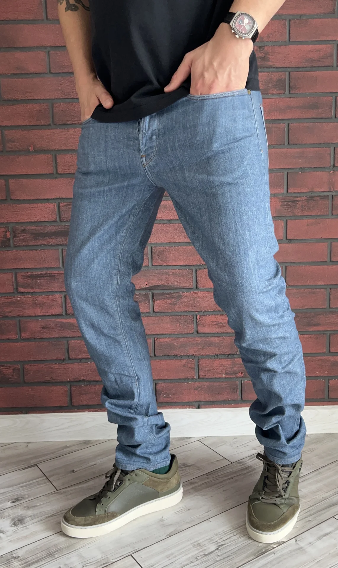 Джинсы (W32/L36) G-Star Raw 3301 Tapered RL(Индия) - миниатюра 2