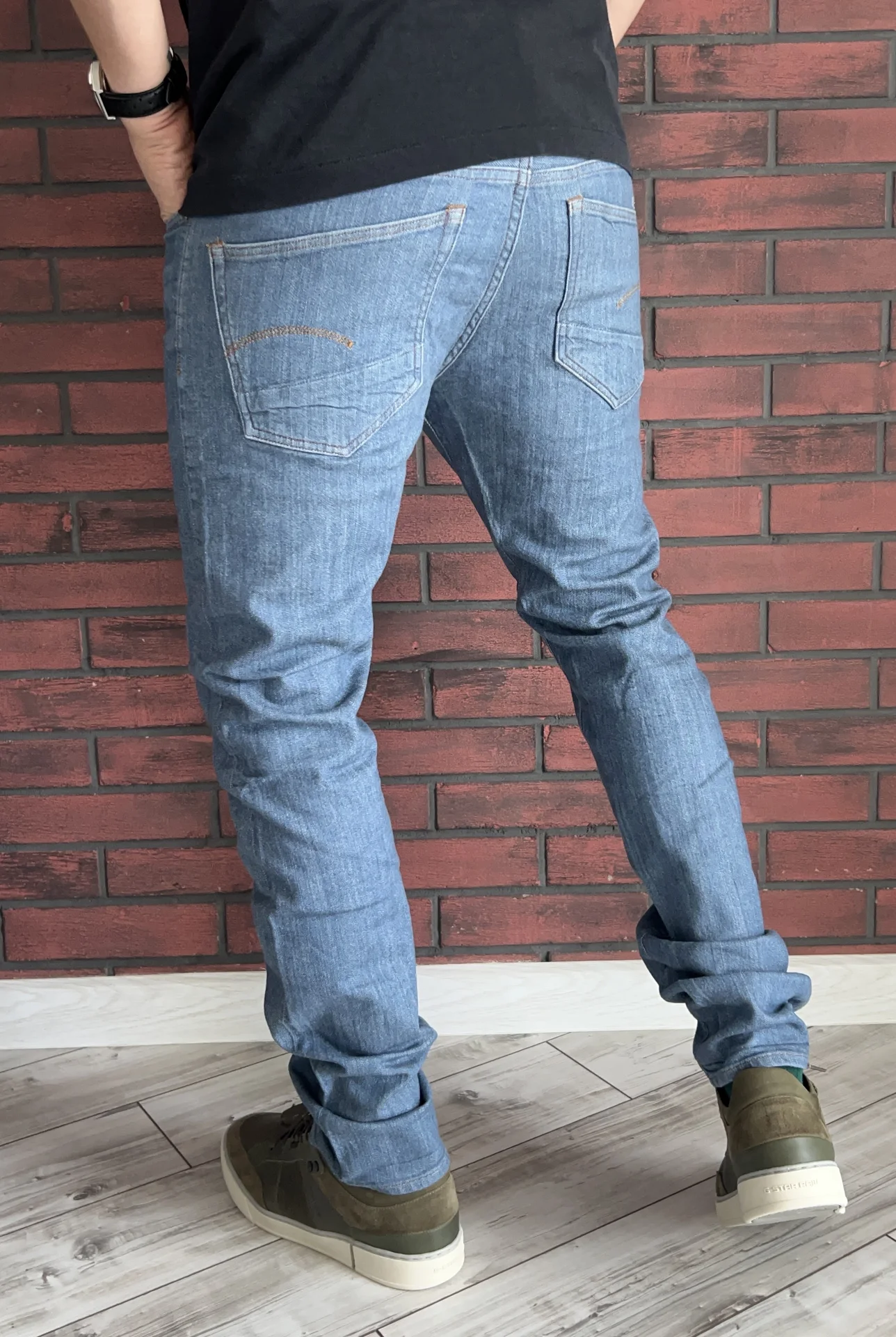 Джинсы (W32/L36) G-Star Raw 3301 Tapered RL(Индия) - миниатюра 4