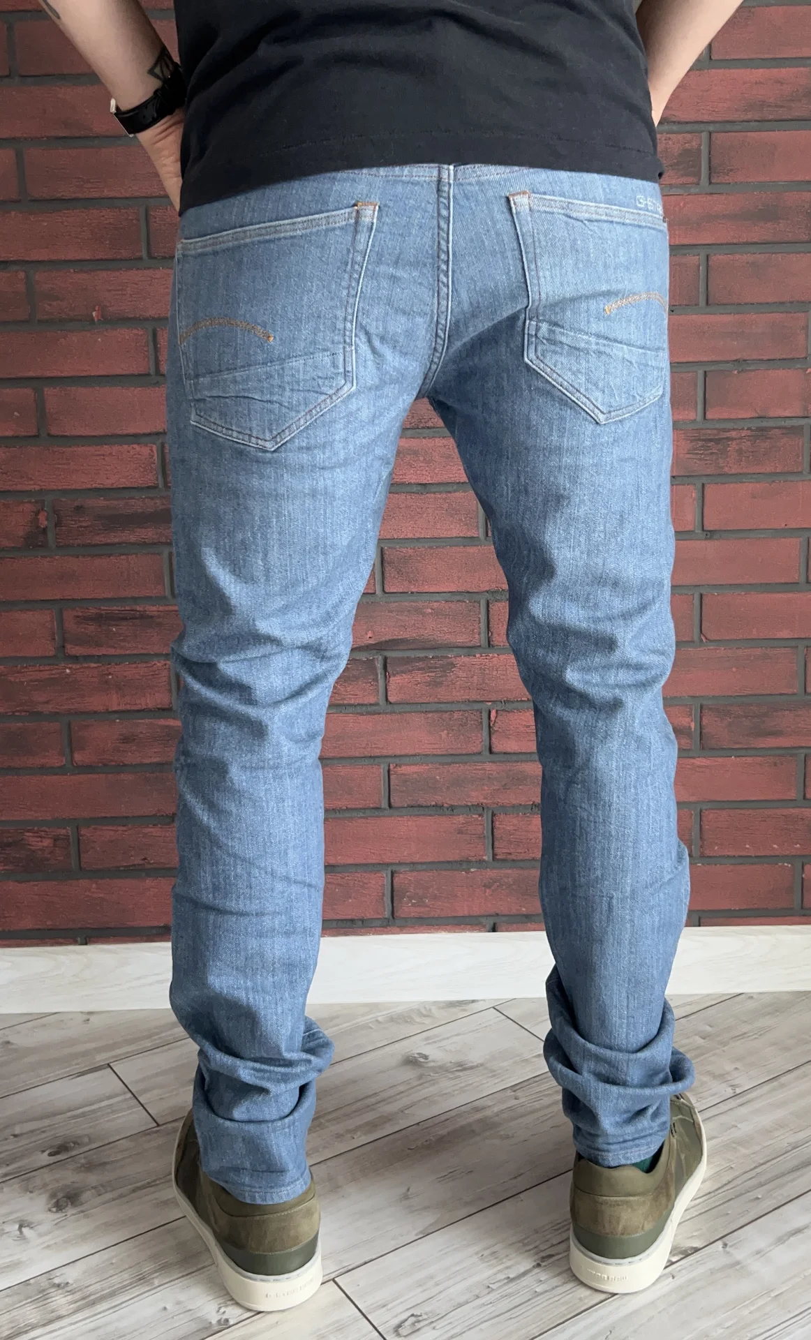 Джинсы (W32/L36) G-Star Raw 3301 Tapered RL(Индия) - миниатюра 6