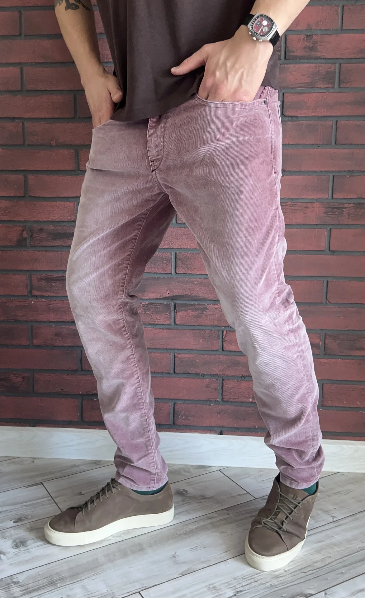 Вельветовые брюки Diesel "D-Strukt" (Румыния) - миниатюра 3