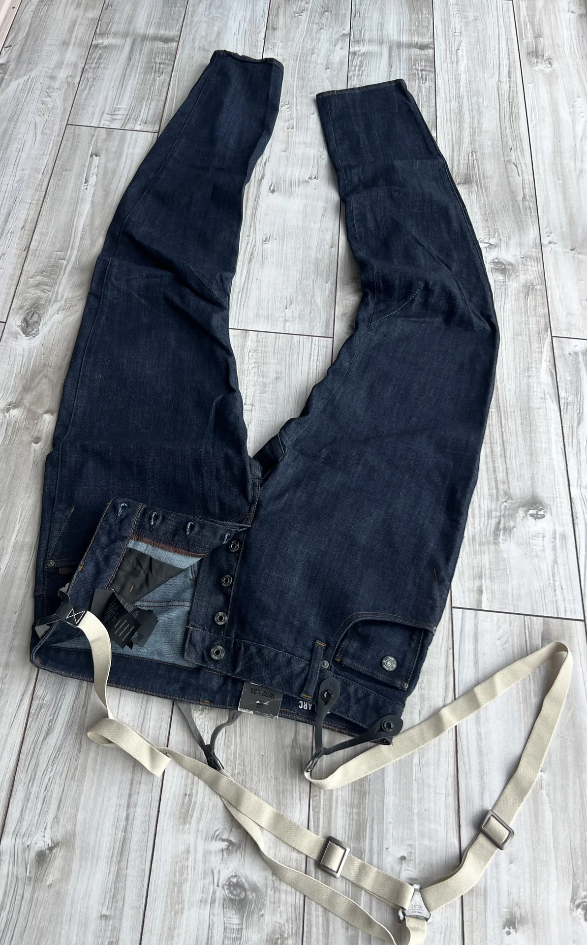 Джинсы (W32/L36) G-Star Raw Arc 3D Slim Braces - миниатюра 8