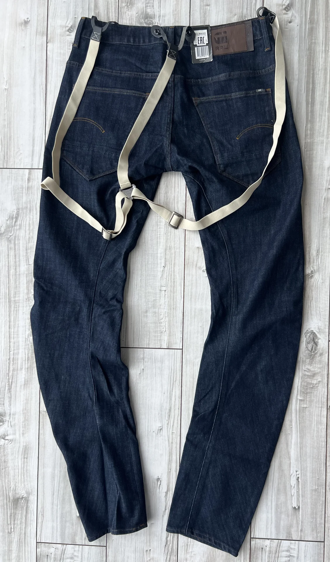 Джинсы (W32/L36) G-Star Raw Arc 3D Slim Braces - миниатюра 9