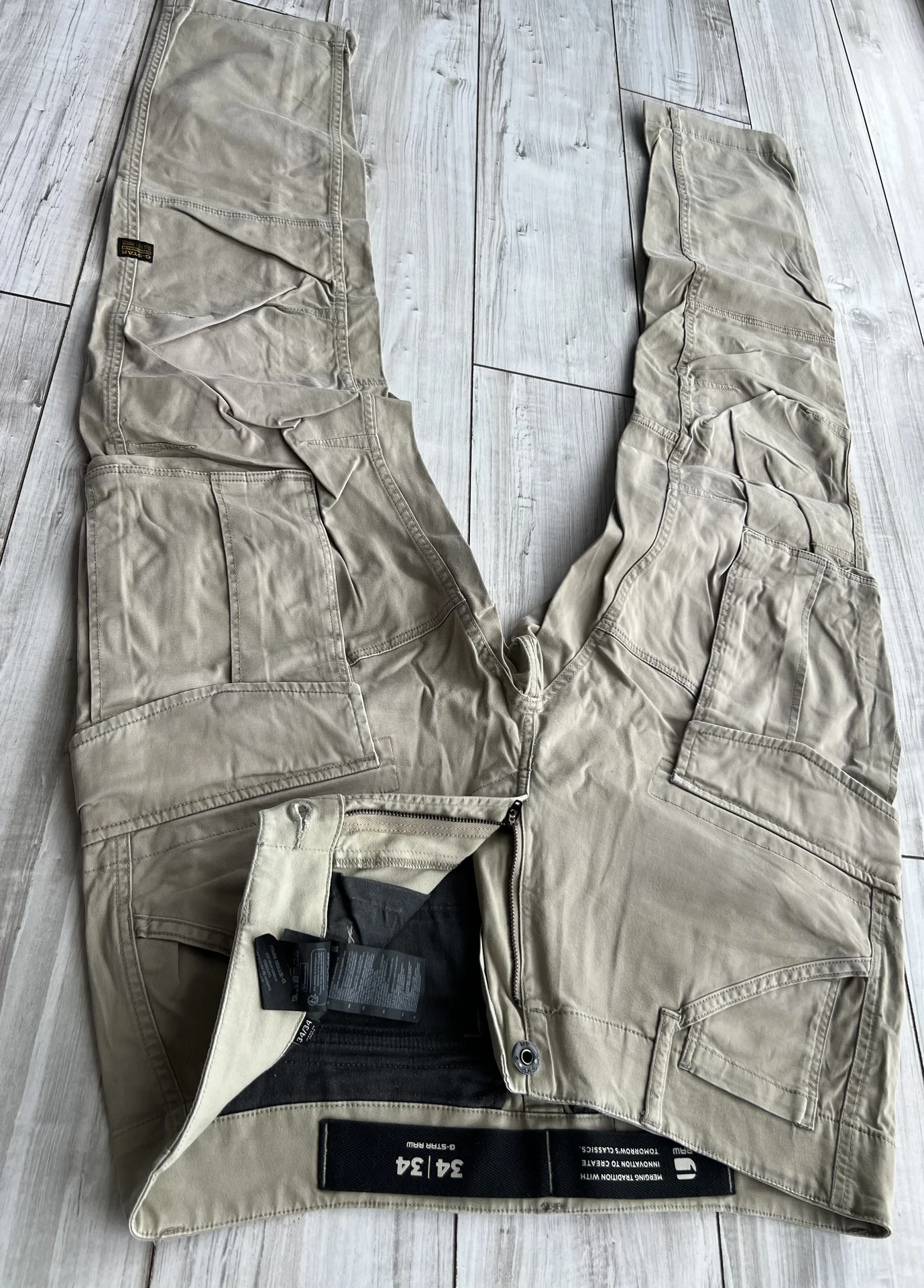 Брюки (W34/L34) G-Star Cargo 3D Regular Tapered - миниатюра 8