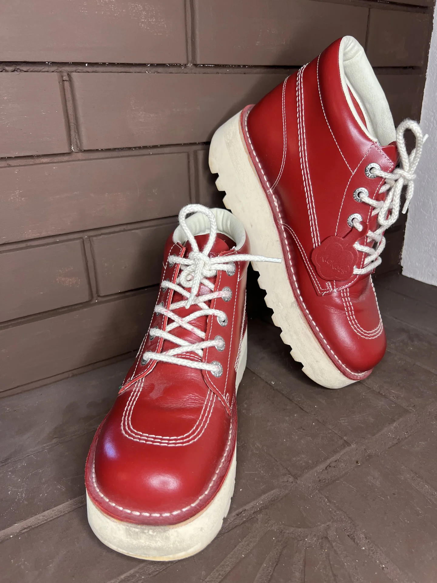 Кожаные ботинки (43) Kickers (Индия) - миниатюра 2