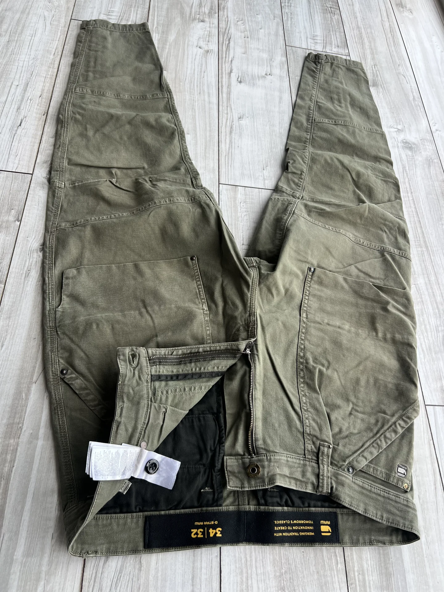 Cargo (W34/L32) G-Star Raw Fatigue Relaxed Tapered - миниатюра 8