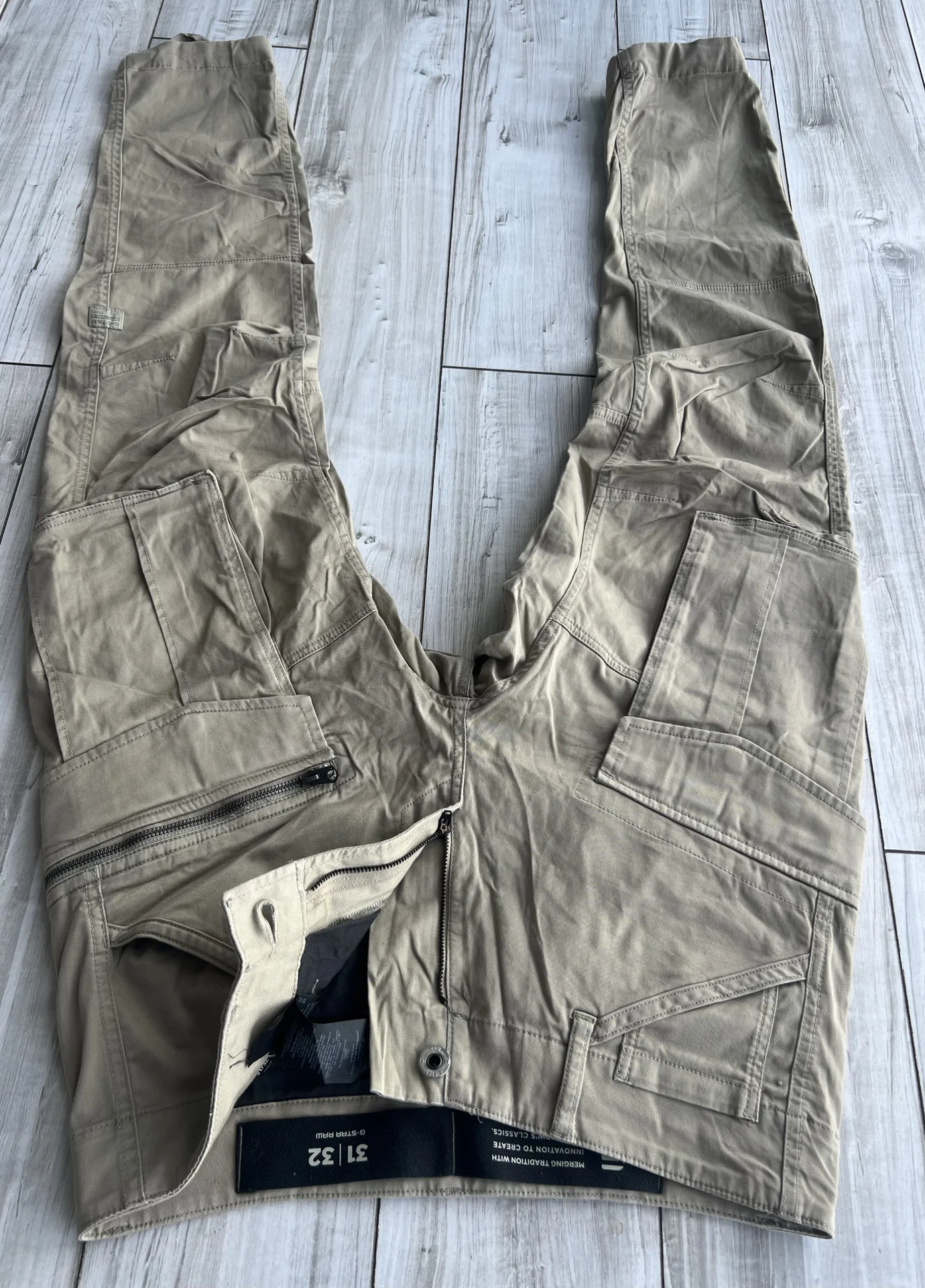 Cargo G-Star Raw Rovic Zip 3D Straight Tapered - миниатюра 8
