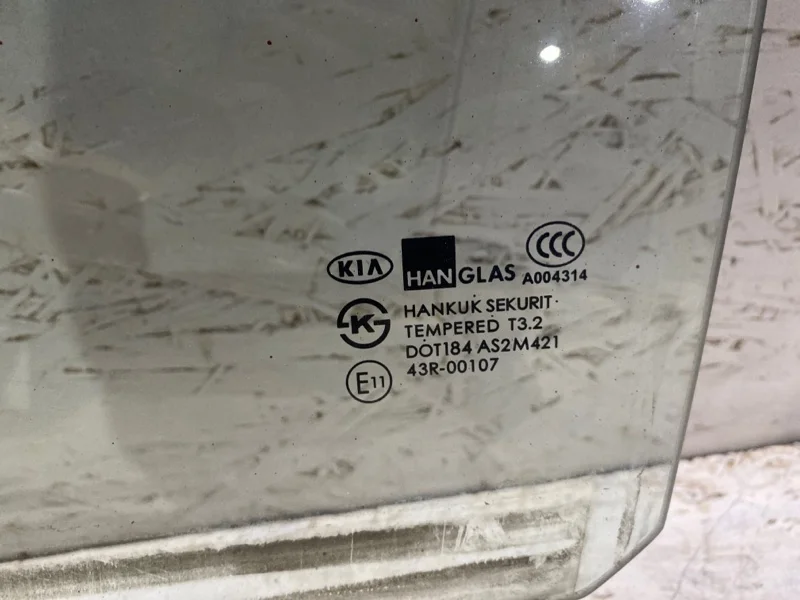 Стекло двери заднее левое Kia Spectra СЕДАН S6D - миниатюра 2
