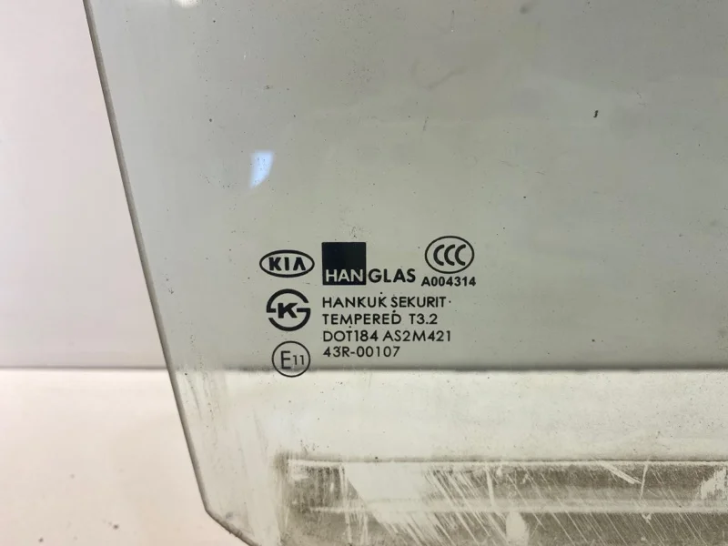 Стекло двери заднее левое Kia Spectra СЕДАН S6D - миниатюра 2