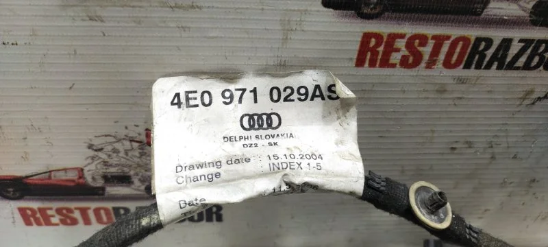 Проводка двери водителя передняя левая Audi A8 - миниатюра 6
