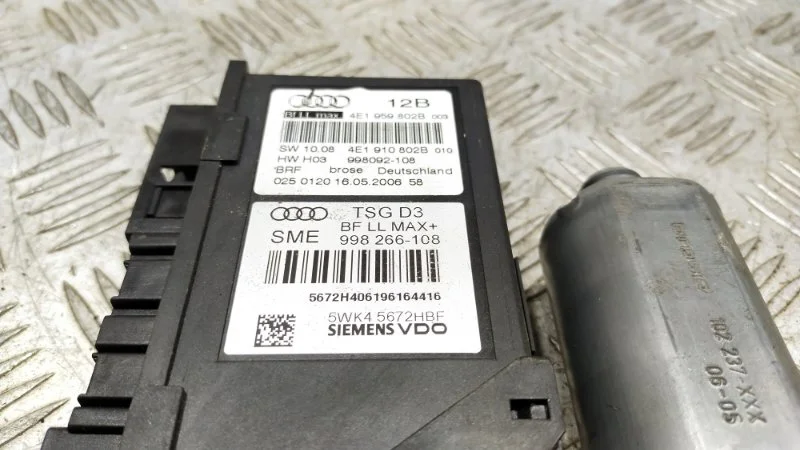 Мотор стеклоподъемника Audi A8 D3/Д3 BFM 2006 - миниатюра 9