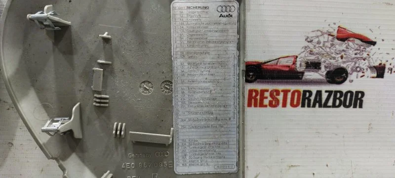 Накладка торпедо Audi A8 D3/Д3 BFM 2006 - миниатюра 8