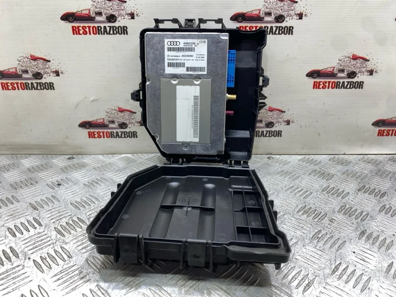 Блок управления телефоном Audi A8 Д3/D3 BFM 2006 - миниатюра 5