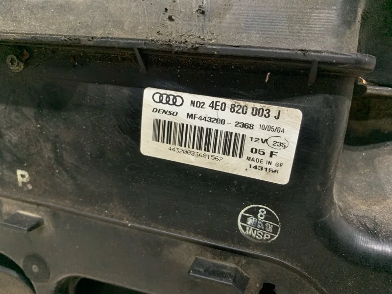 Корпус печки Audi A8 Д3/D3 BFM 2006 - миниатюра 9