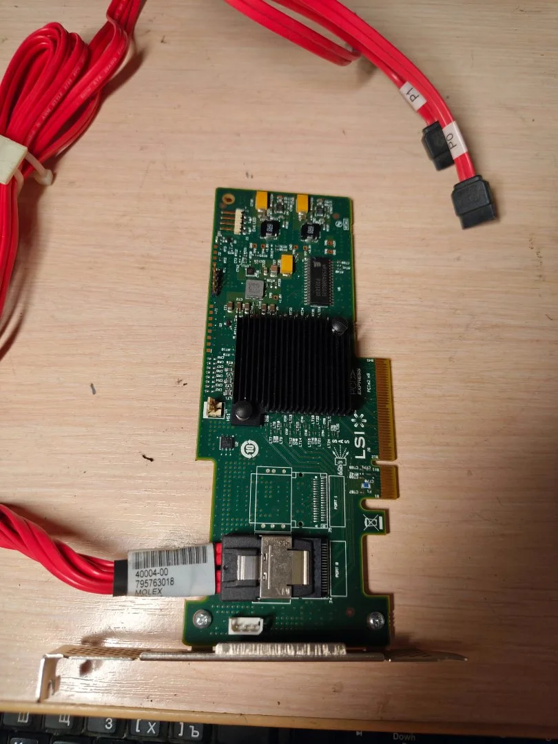 Контроллер -25091-03A PCI-Ex8,4-port SASSATA 6Gbs RAID 0151050
