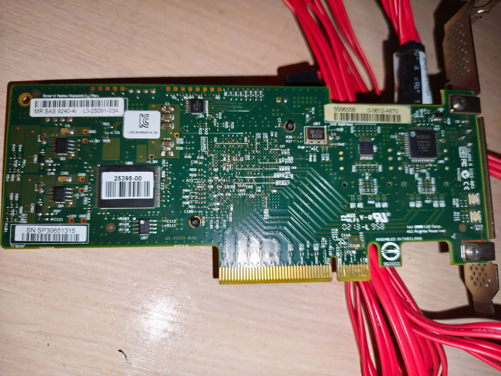 Контроллер -25091-03A PCI-Ex8,4-port SASSATA 6Gbs RAID 0151050 - миниатюра 2
