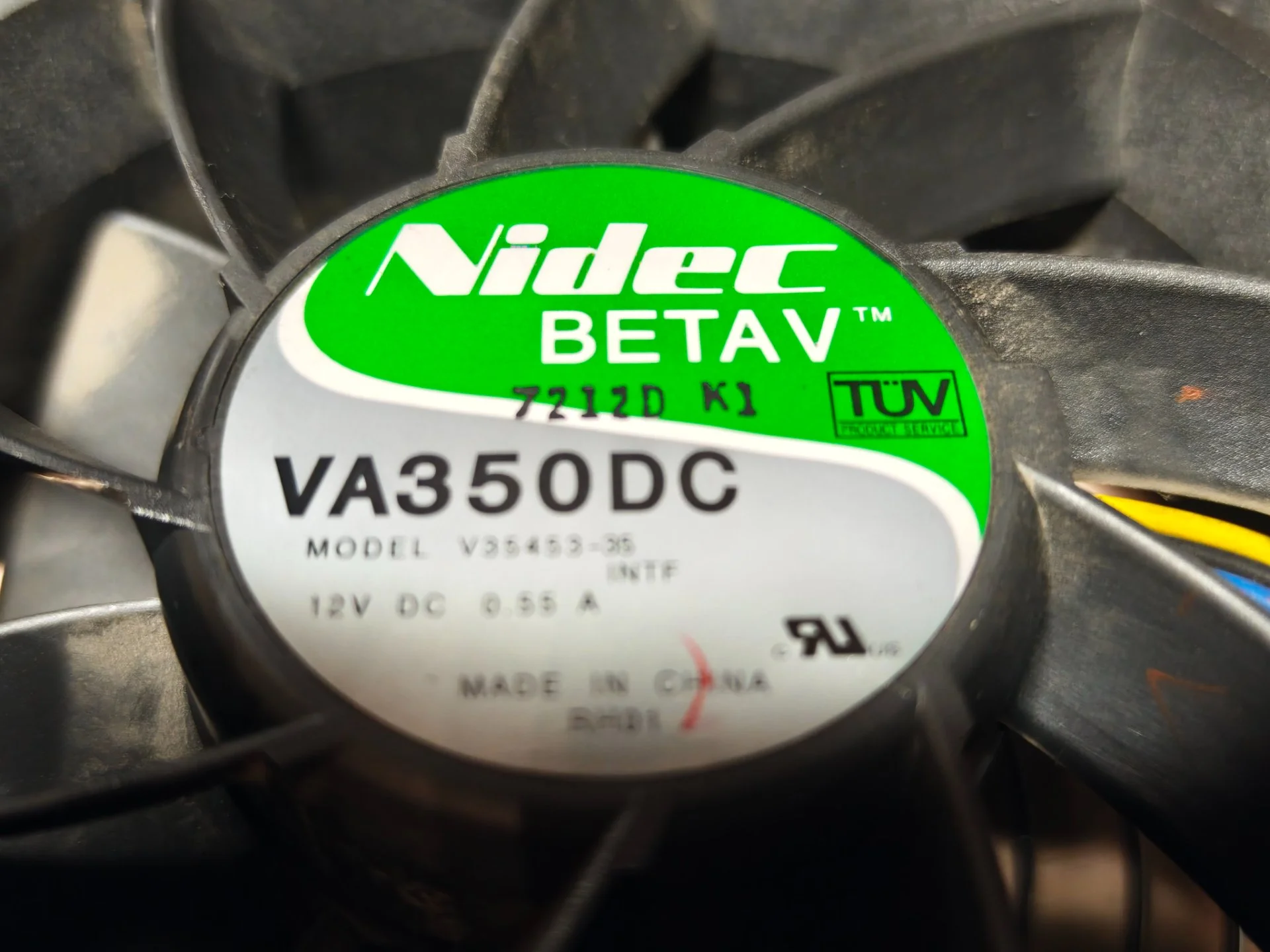 Вентилятор Nidec Beta V VA450DC V34809-90 120x38мм 12V 3.3A OEM - миниатюра 3