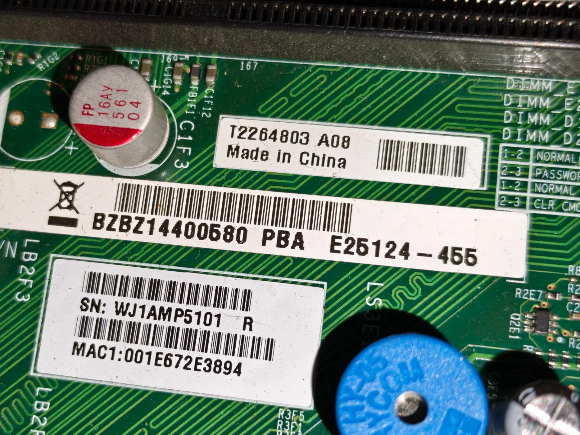 Материнская Плата E25124 Intel i5500 Dual Socket 1366 8DDR3 6SATAII 3PCI-E8x 2.0 PCI-E4x PCI SVGA - миниатюра 2