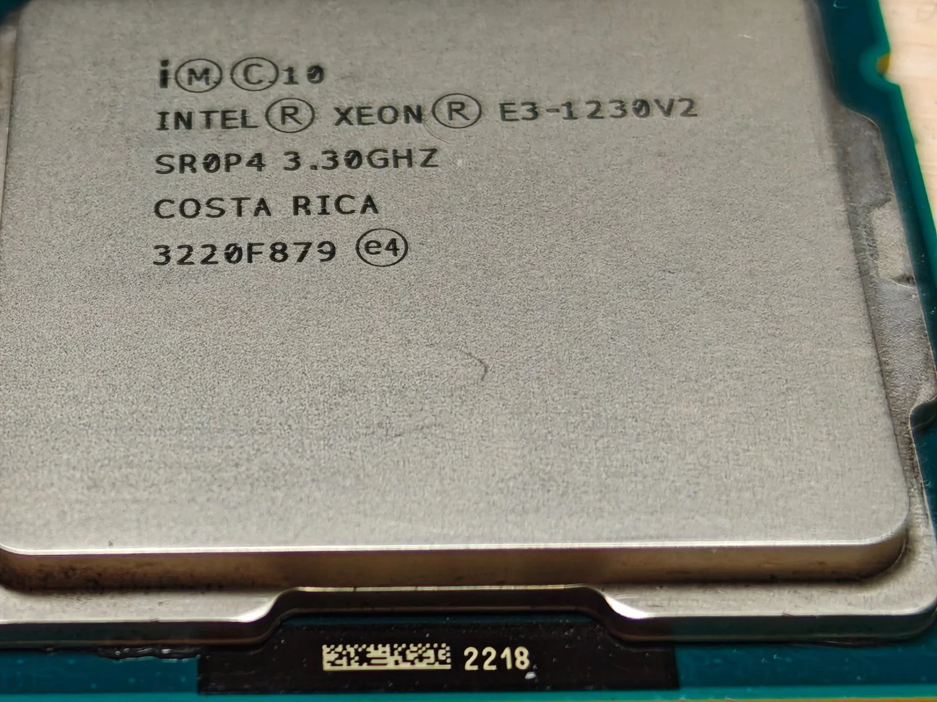 Процессор Xeon e3-1230 v2 E3 1230V2 3,3 ГГц 8 МБ 69 Вт PU - миниатюра 2