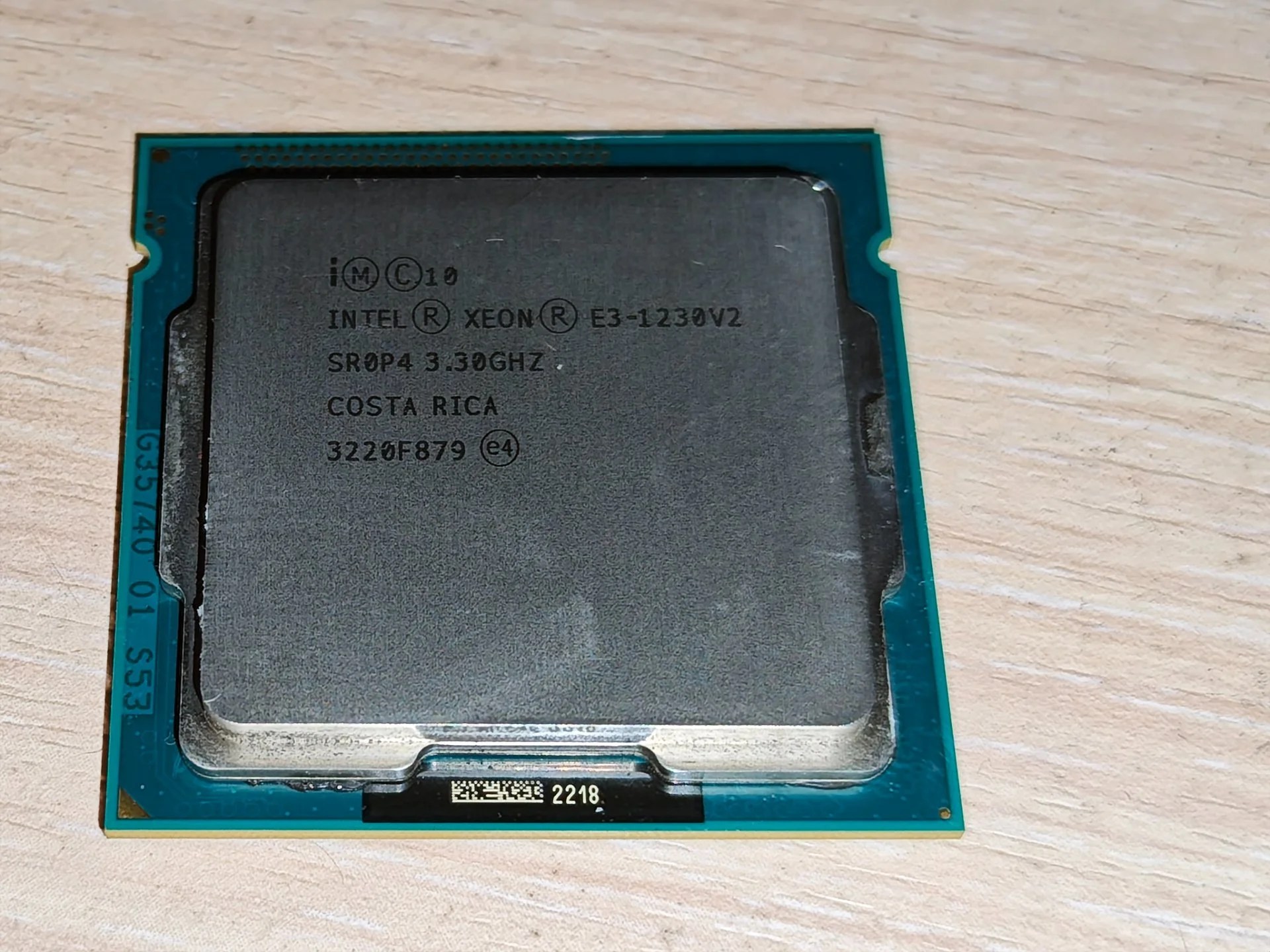 Процессор Xeon e3-1230 v2 E3 1230V2 3,3 ГГц 8 МБ 69 Вт PU - миниатюра 3