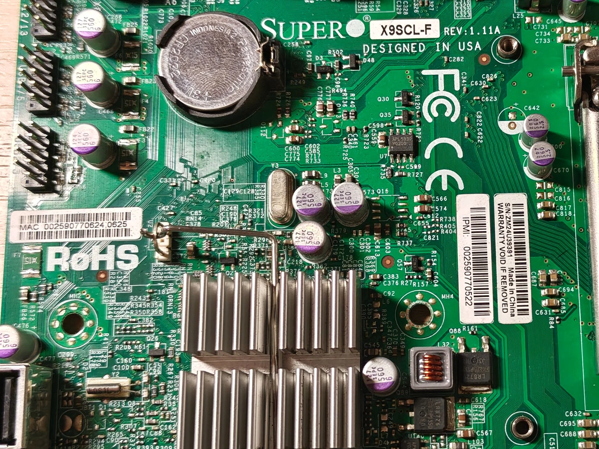 Материнская плата Supermicro X9SCL-F  rev.111A - миниатюра 3