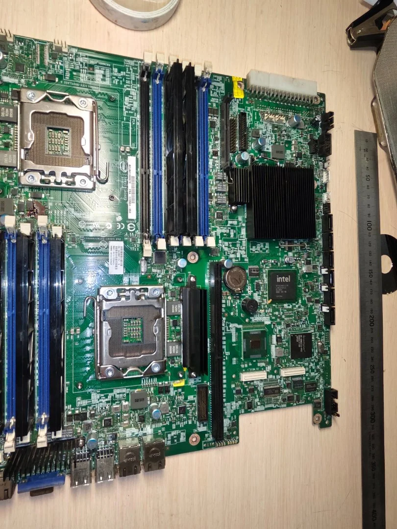 Материнская плата Intel S5520UR E22554-650 E22554-751 2x LGA1366 - миниатюра 6