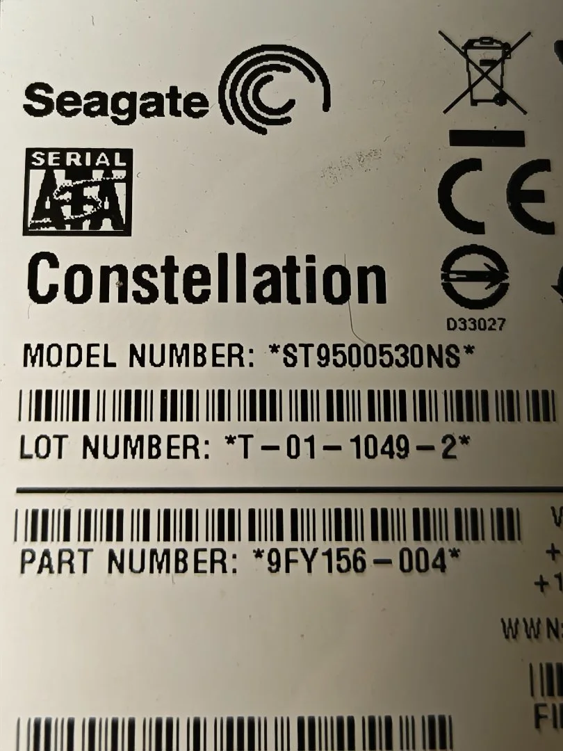 Жесткий диск Seagate 500GB 3G 7.2K 2.5in SATA, ST9500530NS - миниатюра 3