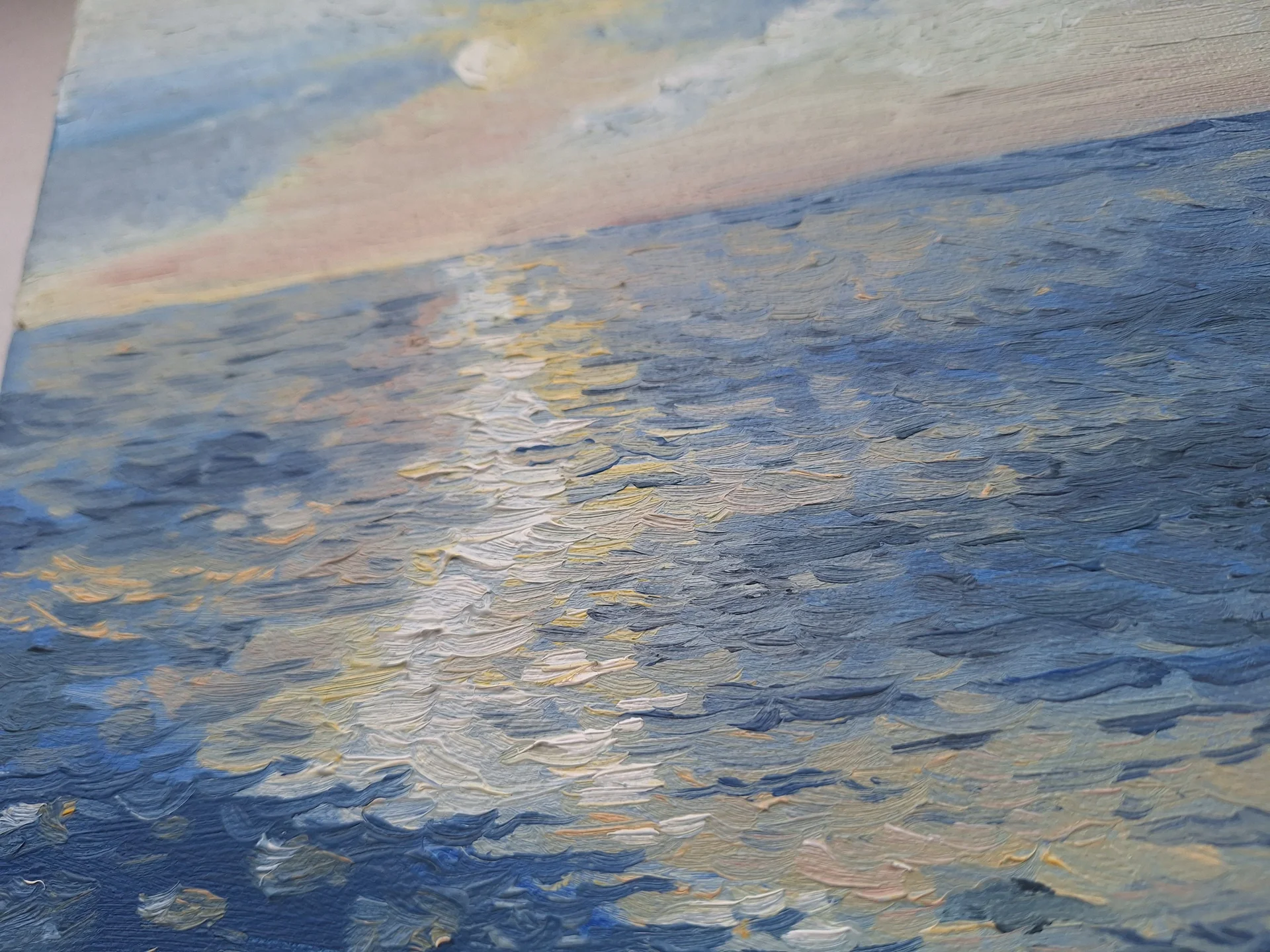 Картина. Масло, холст. 20×20 - миниатюра 2