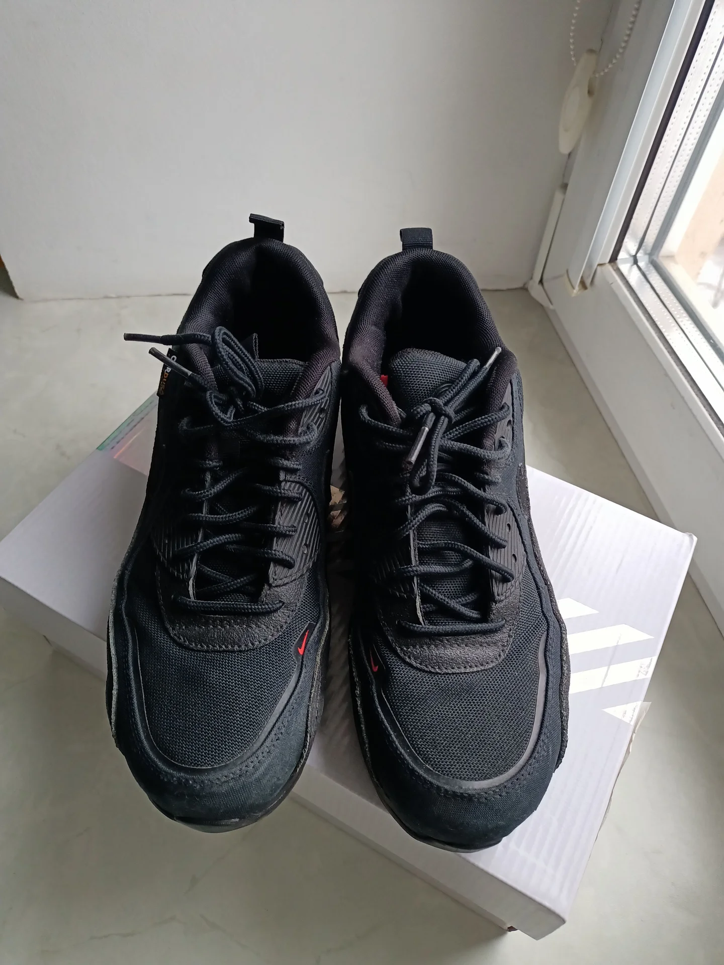 Кроссовки Nike Air Max 90 Cordura triple black - миниатюра 4