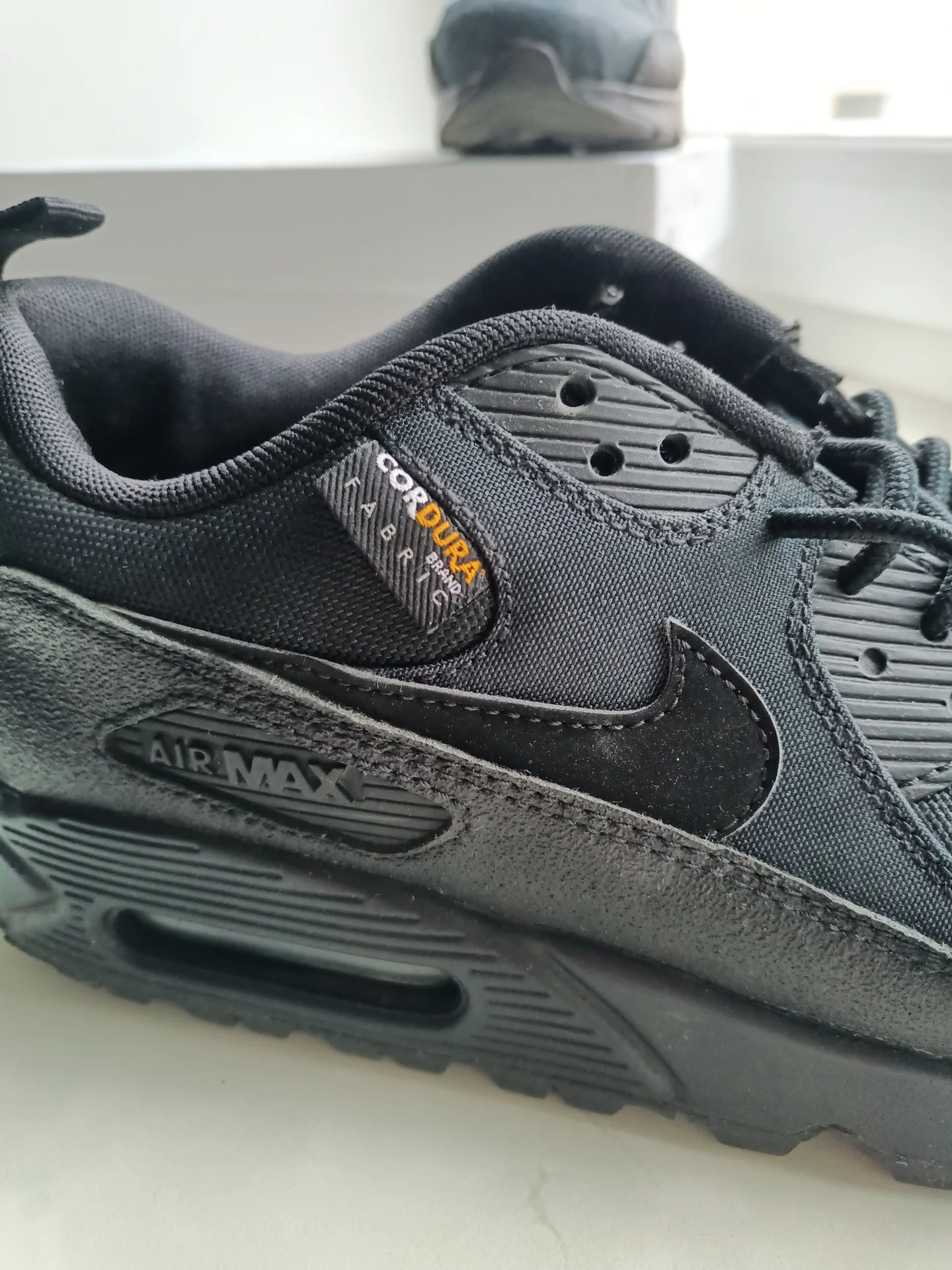 Кроссовки Nike Air Max 90 Cordura triple black - миниатюра 6