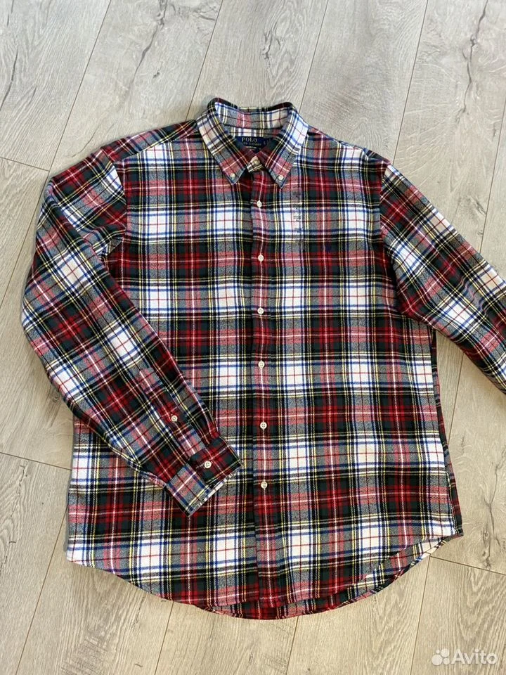 Фланелевая рубашка «Ralph Lauren»/XL/Оригинсл - изображение 1