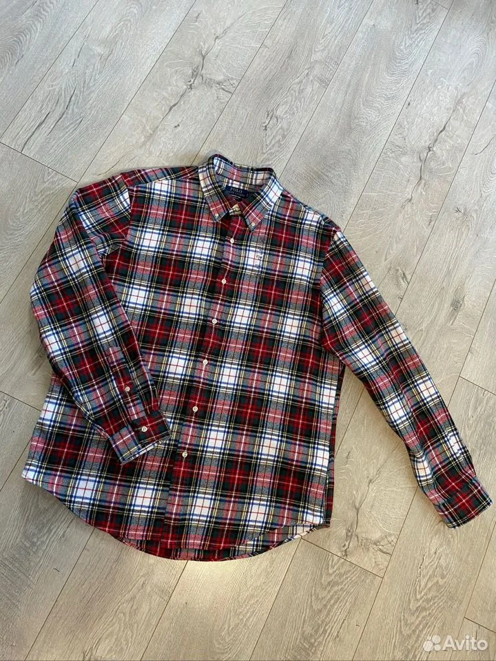 Фланелевая рубашка «Ralph Lauren»/XL/Оригинсл - миниатюра 2