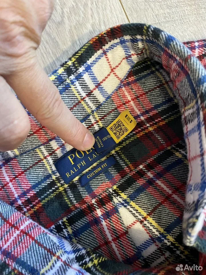 Фланелевая рубашка «Ralph Lauren»/XL/Оригинсл - миниатюра 4