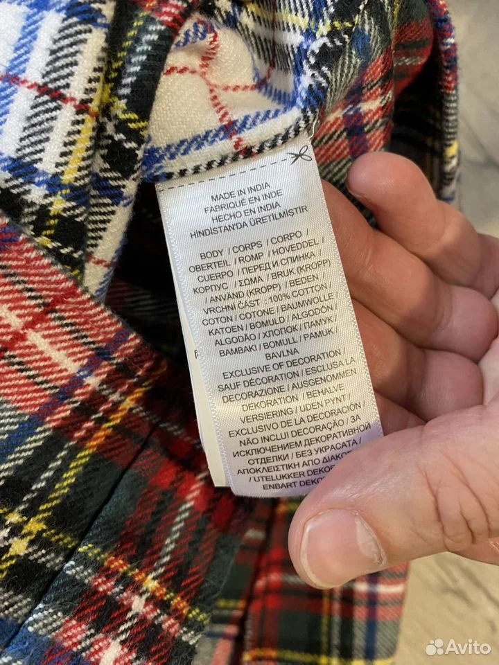 Фланелевая рубашка «Ralph Lauren»/XL/Оригинсл - миниатюра 6